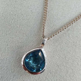 Pear Cut Topaz Pendant-The Diamond Setter