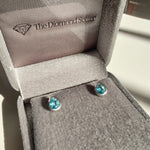 Pear Cut Topaz Studs-The Diamond Setter