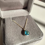 Pear Cut Topaz Pendant-The Diamond Setter