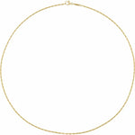 Yellow Gold 1.5 mm Barleycorn 18" Chain-The Diamond Setter