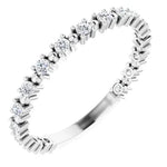 Beaded diamond anniversary band-The Diamond Setter
