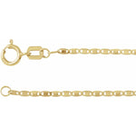 Solid gold Mirror Chain-The Diamond Setter