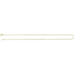 Solid gold 2.4 mm Paperclip-Style 16" Chain-The Diamond Setter