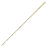 18ct Yellow Gold Diamond-Set Tennis Bracelet-The Diamond Setter