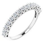 sculptural round set anniversary band-The Diamond Setter