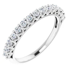 sculptural round set anniversary band-The Diamond Setter