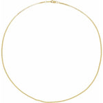 Solid gold Serpentine 16" Chain-The Diamond Setter