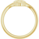 Moon & Star Signet Ring-Ring-The Diamond Setter