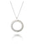 Six Hour Gold Halo Necklace with Pave Diamond Setting-The Diamond Setter