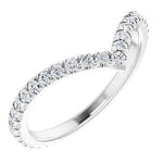 Alcor - Diamond Set Chevron Ring-The Diamond Setter