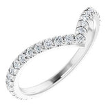 Alcor - Diamond Set Chevron Ring-The Diamond Setter