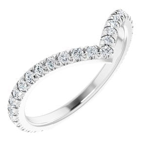 Alcor - Diamond Set Chevron Ring-The Diamond Setter