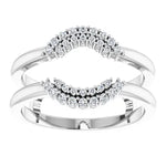 ALSHAIN- Ring guard with cluster of diamonds-The Diamond Setter