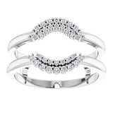 ALSHAIN- Ring guard with cluster of diamonds-The Diamond Setter