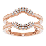 ALSHAIN- Ring guard with cluster of diamonds-The Diamond Setter