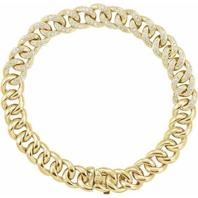Accented Curb Bracelet-The Diamond Setter