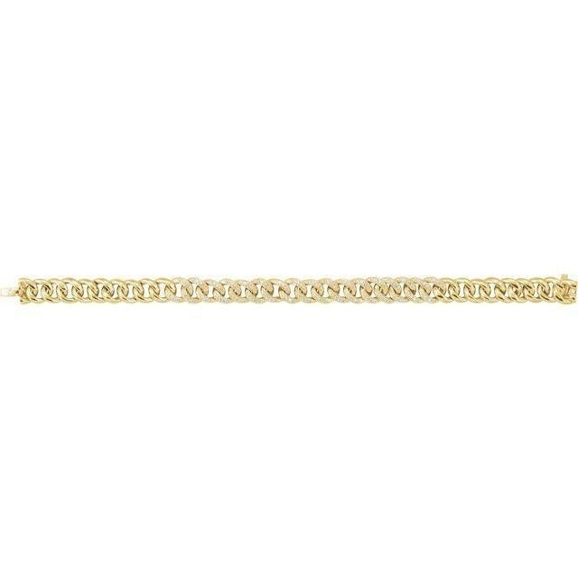 Accented Curb Bracelet-The Diamond Setter