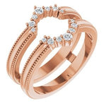 Aludra - Art Deco Inspired Ring Guard-The Diamond Setter
