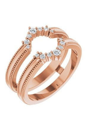 Aludra - Art Deco Inspired Ring Guard-The Diamond Setter