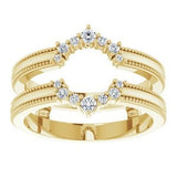 Aludra - Art Deco Inspired Ring Guard-The Diamond Setter