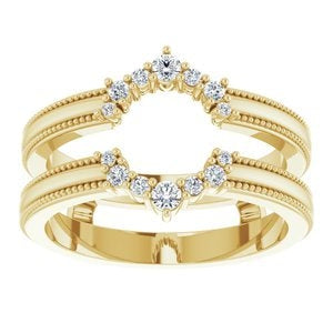Aludra - Art Deco Inspired Ring Guard-The Diamond Setter