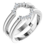 Aludra - Art Deco Inspired Ring Guard-The Diamond Setter