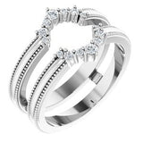 Aludra - Art Deco Inspired Ring Guard-The Diamond Setter