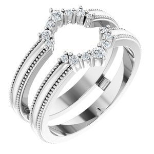 Aludra - Art Deco Inspired Ring Guard-The Diamond Setter