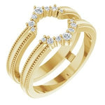 Aludra - Art Deco Inspired Ring Guard-The Diamond Setter
