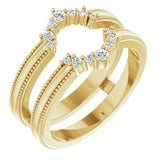 Aludra - Art Deco Inspired Ring Guard-The Diamond Setter