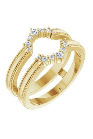 Aludra - Art Deco Inspired Ring Guard-The Diamond Setter