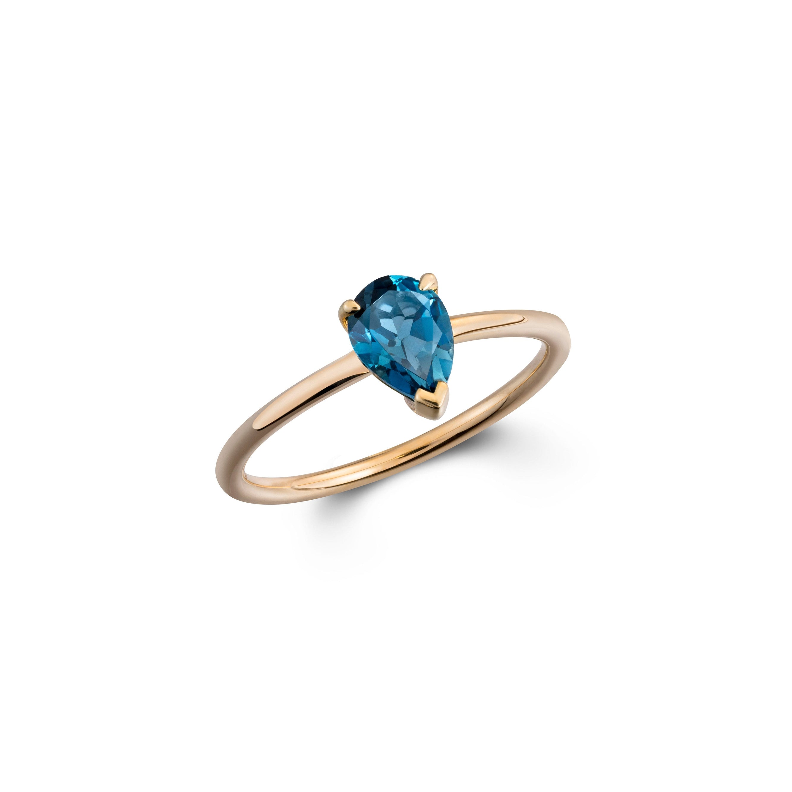 Blue Topaz Ring-The Diamond Setter