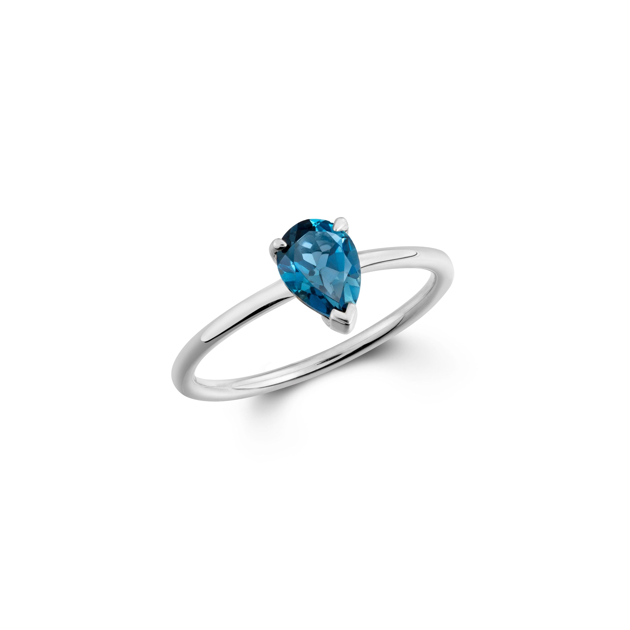 Blue Topaz Ring-The Diamond Setter
