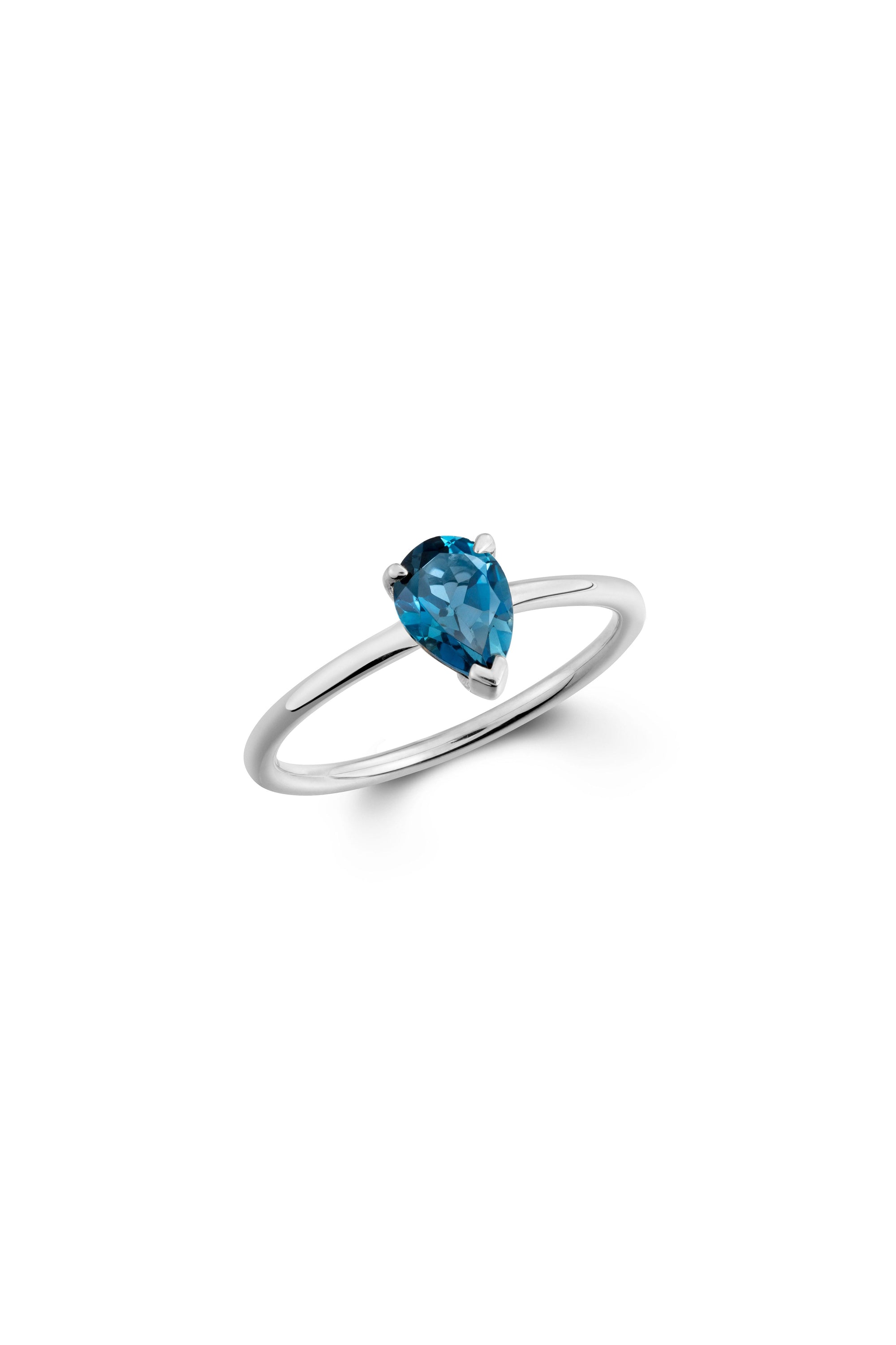 Blue Topaz Ring-The Diamond Setter