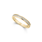 Half Eternity Ring with Channel Set Diamonds-The Diamond Setter