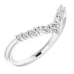 Ankaa - Chevron Diamond Contoured Band-The Diamond Setter