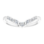 Ankaa - Chevron Diamond Contoured Band-The Diamond Setter