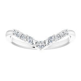 Ankaa - Chevron Diamond Contoured Band-The Diamond Setter