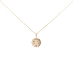 Cog disc pendant with platinum jubilee hallmark-The Diamond Setter