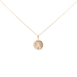Cog disc pendant with platinum jubilee hallmark-The Diamond Setter