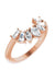 Alterf - Contoured Band with Marquise, Pear and Baguette-The Diamond Setter