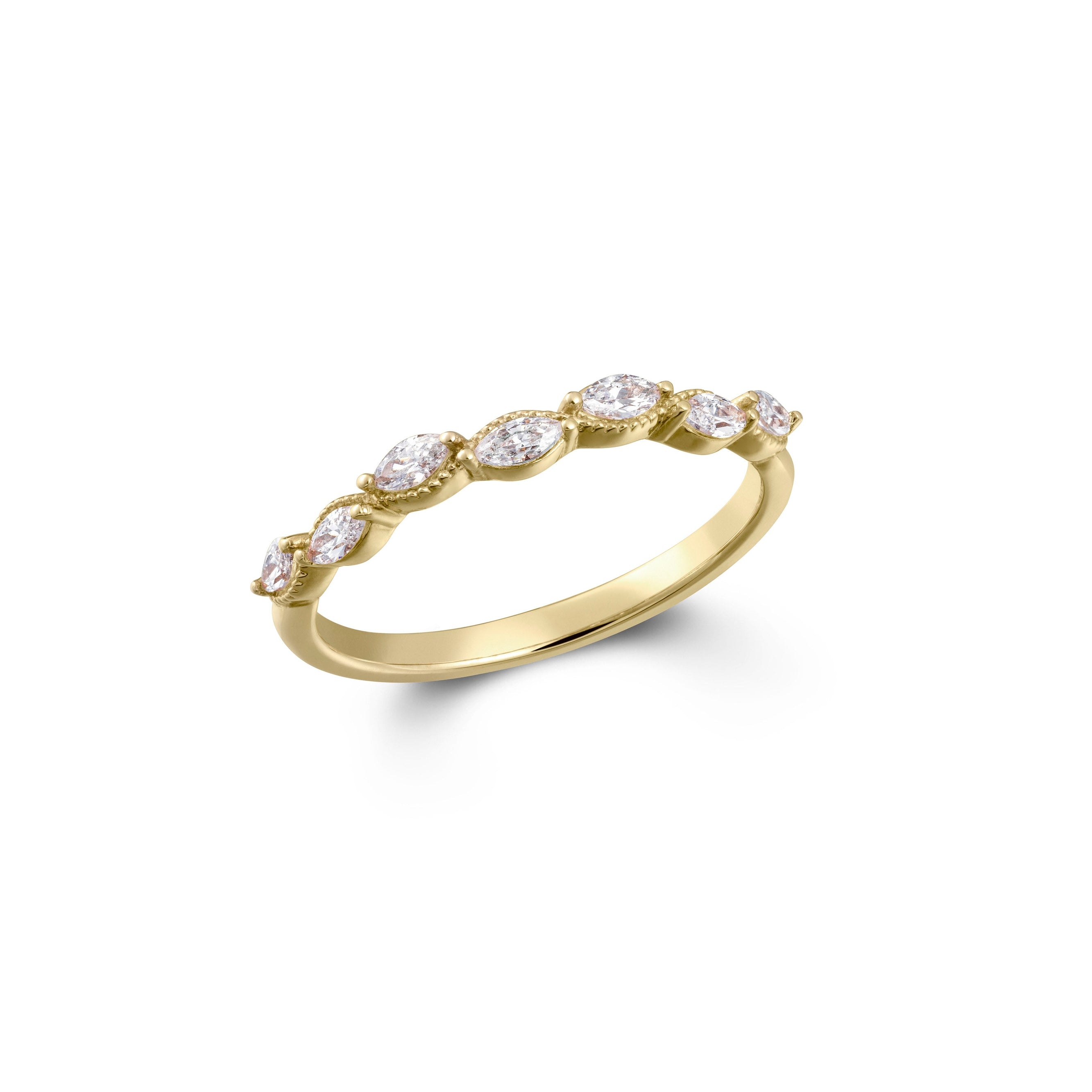 Dancing Marquise Eternity Ring-The Diamond Setter