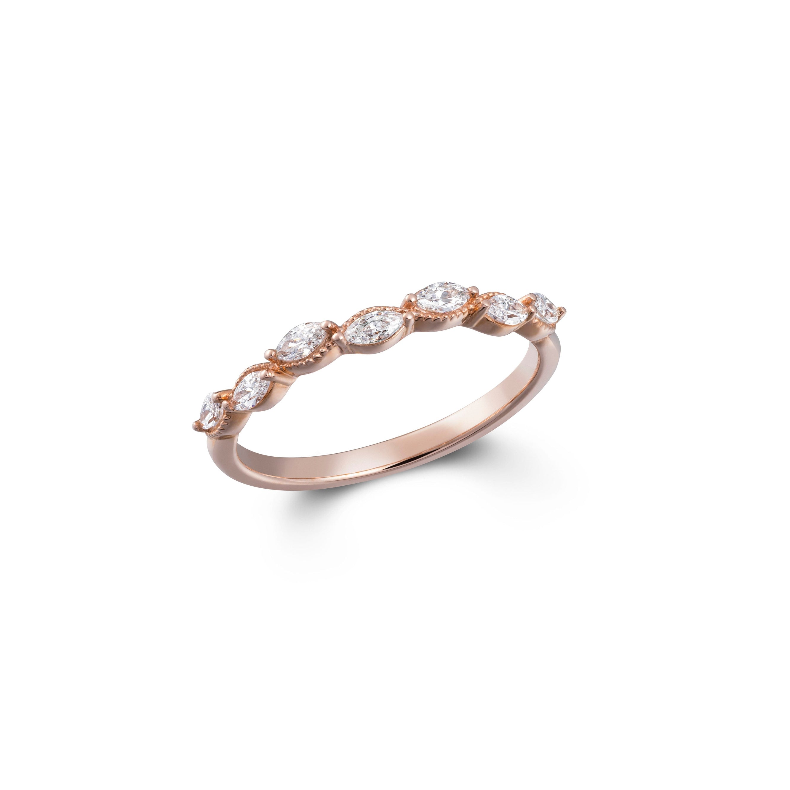 Dancing Marquise Eternity Ring-The Diamond Setter