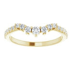 Angetenar - Diamond Set Contoured Band-The Diamond Setter