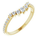Angetenar - Diamond Set Contoured Band-The Diamond Setter