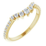 Angetenar - Diamond Set Contoured Band-The Diamond Setter