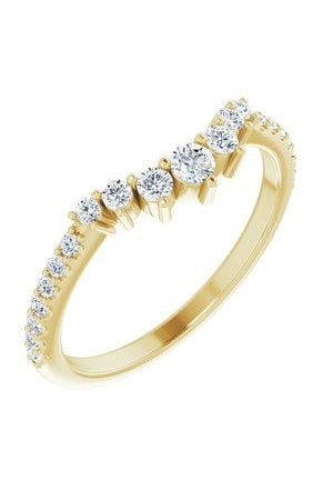 Angetenar - Diamond Set Contoured Band-The Diamond Setter