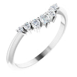 Arrakis - Diamond Set Wedding Band-The Diamond Setter