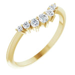 Arrakis - Diamond Set Wedding Band-The Diamond Setter