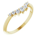 Arrakis - Diamond Set Wedding Band-The Diamond Setter